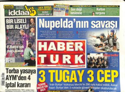 Haber Türk Gazetesi 3 Ekim 2014 - Yeni Hyundai i20 32 Ülkeye Logosuyla Gidecek GZ98989 - 1