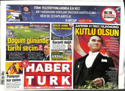 Haber Türk Gazetesi 30 Ağustos 2013 - Doları İtalyan Düşürecek, Obama Kararsız GZ104993 - 1
