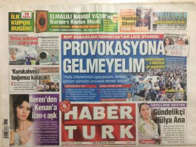 Haber Türk Gazetesi 30 Haziran 2013 - Berenden Kenan Doğuluya İlanı Aşk GZ29299 - 1