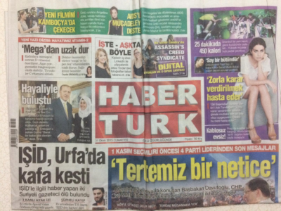 Haber Türk Gazetesi 31 Ekim 2015 - Kılışdaroğlu,Huzur Refah Barış Garantisi veriyorum GZ27934 - 1