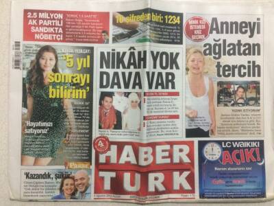 Haber Türk Gazetesi 4 Ağustos 2013 - EPDKdan Uyarı,İndirmezseniz Biz İndiririz GZ29710 - 1