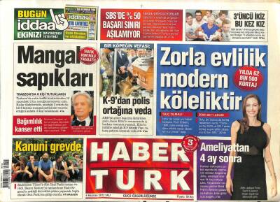 Haber Türk Gazetesi 4 Haziran 2013 - Gezi Parkı Olaylarında İmim Camiyi Yaralılara Açtı GZ107748 - 1