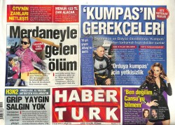 Haber Türk Gazetesi 4 Ocak 2014 - Psikolojisi Bozulan Ebru Gündeş , Eşini Ziyarete Gitmedi GZ100400 - 1