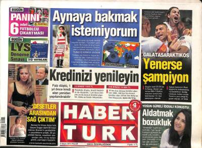 Haber Türk Gazetesi 5 Mayıs 2013 - Son Halife Abdülmecid Efendi Osmanlıyı İçki Düşkünlüğü Yıktı GZ106346 - 1