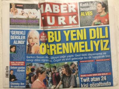 Haber Türk Gazetesi 6 Haziran 2013 - Sezen Aksunun Gizli Mesajı,Yeni Dili Öğrenmeliyiz GZ29282 - 1