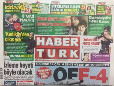 Haber Türk Gazetesi 6 Mart 2015 - Fenerbahçe Oynuyor Galatasaray Atıyor GZ29357 - 1