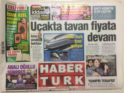 Haber Türk Gazetesi 6 Mayıs 2014 - 17 Aralık Oturumu GZ29003 - 1