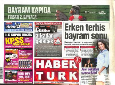 Haber Türk Gazetesi 8 Ekim 2013 - GSnin Elindeki Nakit Manciniye Bile Yetmiyor GZ113254 - 1