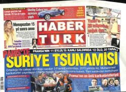 Haber Türk Gazetesi 8 Ocak 2015 - Münevver Karabulut Tehdidine 4 Yıl İstendi - GZ100727 - 1