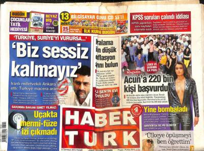 Haber Türk Gazetesi 8 Temmuz 2012 - Türkiyenin Afroditi Banu Alkan , İzzet Çapaya Konuştu GZ109075 - 1