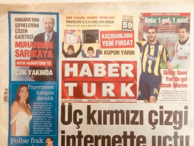 Haber Türk Gazetesi 9 Nisan 2009 - Ergenekon KKTCde GZ40143 - 1