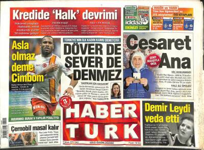 Haber Türk Gazetesi 9 Nisan 2013 - Ergenekonda Yine Biber Gazı Gündem Oldu, Kandil CHPnin Desteğini İstedi GZ107749 - 1