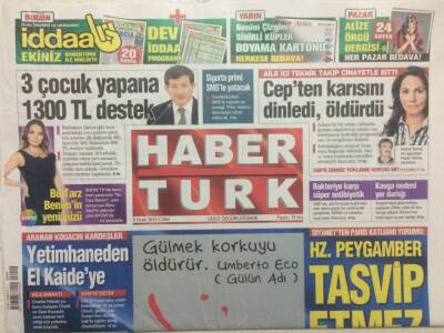 Haber Türk Gazetesi 9 Ocak 2015 - 3 Çocuk Yapana 1300 Tl Destek GZ29363 - 1