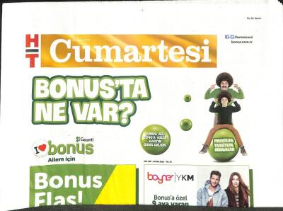 Haber Türk Gazetesi Cumartesi Eki 14 Kasım 2015 - Rap Müziğin 3 Starı Ceza,Ege,Kamufle GZ104796 - 1