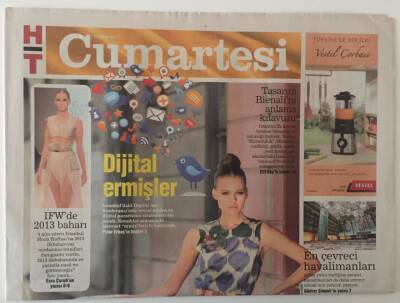 Haber Türk Gazetesi Cumartesi Eki 20 Ekim 2012 - Dijital Ermişler Bu Da Bienal Modası GZ28172 - 1