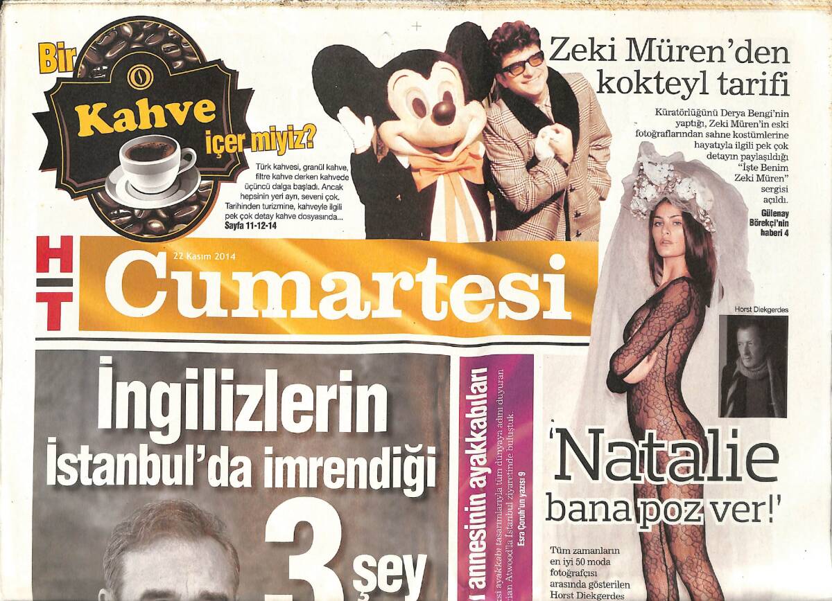 Haber Türk Gazetesi Cumartesi Eki 22 Kasım 2014 GZ158366 - 1