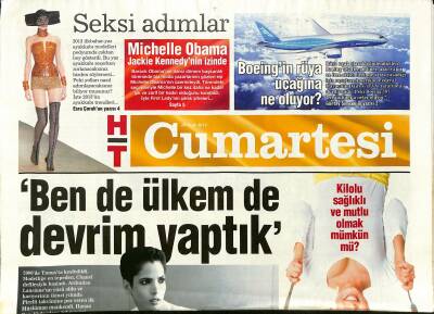 Haber Türk Gazetesi Cumartesi Eki 26 Ocak 2013 - Bir Afrika Masalı Cape Town - Politikayı Renklendiren İsim Michelle Obama GZ125864 - 1