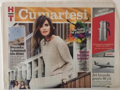 Haber Türk Gazetesi Cumartesi Eki 27 Ekim 2012 - Selin Demiratar Siyasette Şekilci Bir Yaklaşım Var ,Tiyatro Sokağa İndi GZ28200 - 1