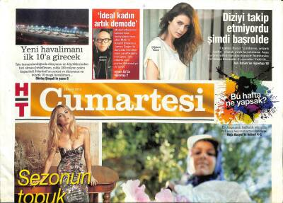 Haber Türk Gazetesi Cumartesi Eki 28 Eylül 2013 - Çiğdem Batur Şimdi Başrolde GZ107756 - 1