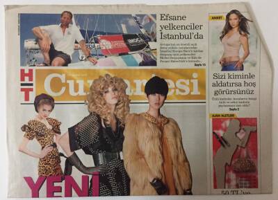 Haber Türk Gazetesi Cumartesi Eki 29 Ağustos 2009 - Efsane Yelkenciler İstanbulda GZ26416 - 1