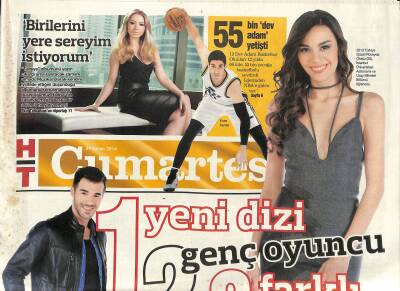 Haber Türk Gazetesi Cumartesi Eki 29 Kasım 2014 - Hadise Birilerini Yere Sereyim İstiyorum - Tilda Tezman Yılda En Az 40 Oyun İzlerim GZ125938 - 1