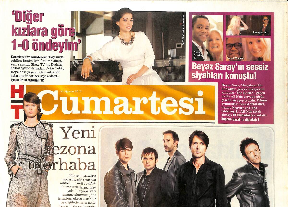 Haber Türk Gazetesi Cumartesi Eki 31 Ağustos 2013 - Öykü Çelik 