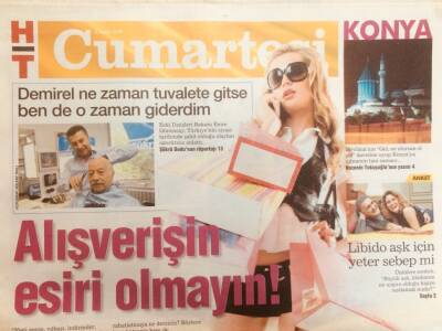 Haber Türk Gazetesi Cumartesi Eki 5 Aralık 2009 - Uğruna Sinema Kapatılan Kız, Fırat Doğruloğlu Maalesef Sevgilim Yok GZ40179 - 1
