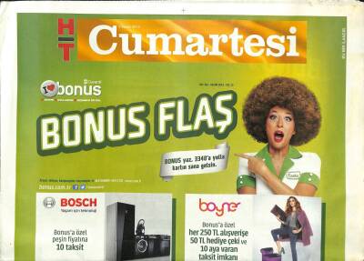 Haber Türk Gazetesi Cumartesi Eki 9 Kasım 2013 - Çirkin Şarkılar Antolojisi * Ebru Gündeş - Murat Dalkılıç GZ100477 - 2
