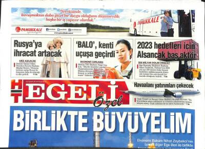 Haber Türk Gazetesi Egeli Eki 22 Eylül 2014 - Rusyaya İhracat Artacak GZ104799 - 1