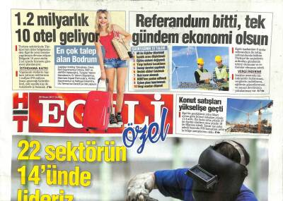 Haber Türk Gazetesi Ereğli Eki 28 Nisan 2017 - Konut Satışları Yükselişe Geçti GZ109899 - 1