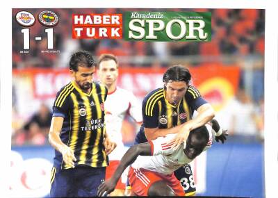 Haber Türk Gazetesi Karadeniz Spor Eki 1 Ağustos 2013 - Cristian Kanatlandırır - Fener Bonus Kullandı GZ125004 - 1