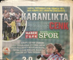 Haber Türk Gazetesi Karadeniz Spor Eki 12 Aralık 2014 - Beşiktaş , Tottenhamı Cenk Tosunla Yıktı GZ100320 - 1