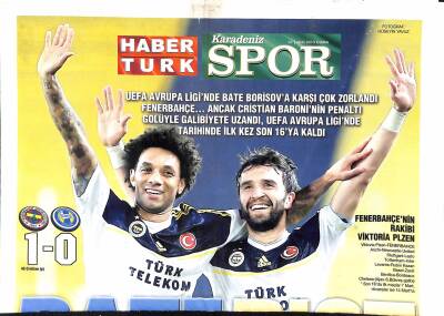 Haber Türk Gazetesi Karadeniz Spor Eki 22 Şubat 2013 - Fenerbahçenin Rakibi Viktoria Plzen GZ124976 - 1