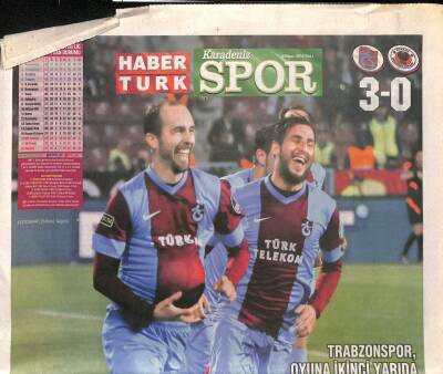 Haber Türk Gazetesi Karadeniz Spor Eki 8 Nisan 2014 - Gustavo Colmana Hamiden Kesik GZ100251 - 1