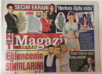 Haber Türk Gazetesi Magazin Eki 1 Kasım 2015 - Hayırsever Kenan İmirzalıoğlu GZ26867 - 1