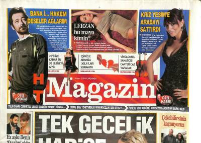 Haber Türk Gazetesi Magazin Eki 1 Nisan 2009 - Kadınlar Brad Pittin Kadınlarına Benzemek İstiyor GZ109891 - 1