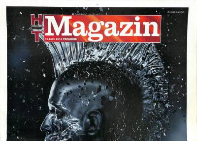 Haber Türk Gazetesi Magazin Eki 10 Ekim 2013 - Oyuncu Selen Seyven , Önceki Akşam Nişantaşını Birbirine Kattı GZ113163 - 1
