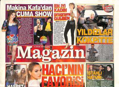 Haber Türk Gazetesi Magazin Eki 10 Ocak 2014 - Ajda Pekkanın Yeni Mesleği - Berfin Erdoğan Erkek Arkadaşıyla Eğlencede GZ125402 - 1
