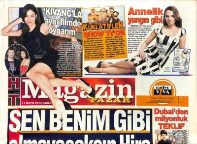 Haber Türk Gazetesi Magazin Eki 11 Mayıs 2014 - Demet Akalından Kızı Hiraya Mektup GZ107434 - 1