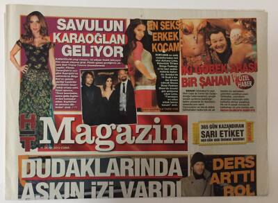 Haber Türk Gazetesi Magazin Eki 11 Ocak 2013 - Adriana Lima En seksi Erkek Kocam GZ28295 - 1