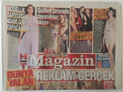 Haber Türk Gazetesi Magazin Eki 13 Ekim 2012 - Gazeteci Yazar Şenay Düdek İle Röportaj GZ28173 - 1