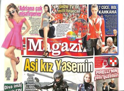 Haber Türk Gazetesi Magazin Eki 13 Kasım 2015 - Asi Kız Yasemin Allen GZ104818 - 1