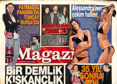 Haber Türk Gazetesi Magazin Eki 13 Mart 2013 - Riccardo Tisei Rihanna Hayalleri Süslüyor Ben Onun Bedenini GZ124966 - 1