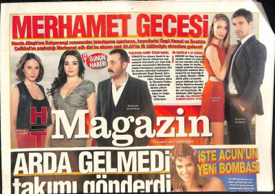 Haber Türk Gazetesi Magazin Eki 13 Şubat 2013 - Nur İçinde Yat Tekin Akmansoy - İşte Acunun Yeni Bombası GZ125401 - 1