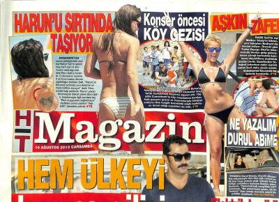 Haber Türk Gazetesi Magazin Eki 14 Ağustos 2013 - Kenan İmirzalıoğlu Hem Ülkeyi Hem Sevgiliyi Terk Etti GZ101234 - 2