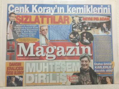 Haber Türk Gazetesi Magazin Eki 14 Aralık 2011 - Muhteşem Diriliş GZ47238 - 1