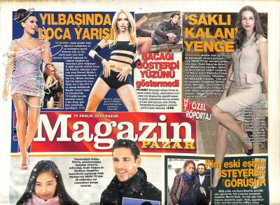 Haber Türk Gazetesi Magazin Eki 15 Aralık 2013 - Gülşen , Yılbaşı Gecesi Hilton Conventionda Sahneye Çıkacak GZ100830 - 1