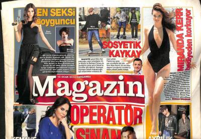 Haber Türk Gazetesi Magazin Eki 15 Ocak 2014 - Canan Ergüderle Tardu Flordun Ayrılığı Kısa Sürdü GZ100259 - 2