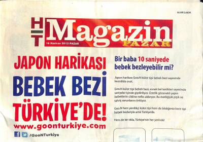 Haber Türk Gazetesi Magazin Eki 16 Haziran 2013 - Başkan Faruk Ilgaz Yavru Aslanım Çombeyi Çok Sevdi GZ124789 - 1