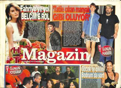 Haber Türk Gazetesi Magazin Eki 18 Temmuz 2013 - İşte Bülent Ersoyun Para Dolu Çantası GZ100675 - 1